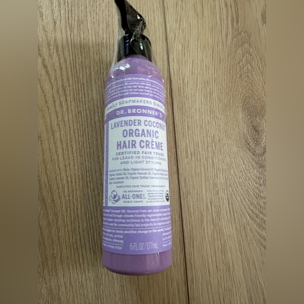 NWT Dr. Bronner's Lavender Coconut Organic Hair Creme - Picture 2 of 3